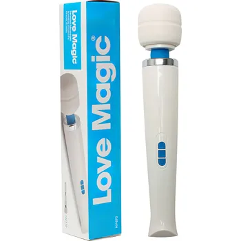Vibrátor Love Magic Wand - akumulátorová masážní vibrace (bílá)