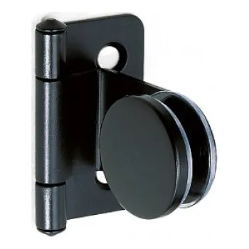 Nábytkové kování Pant černý pro skleněné dveře GH34-0BL
