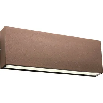 Nástěnné svítidlo REDO 90392 KAMAL exteriérové nástěnné svítidlo SMD LED 15W 1080lm 4000K IP54 hnědá