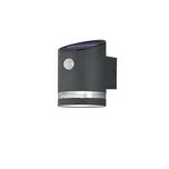 R22231142 TRIO RL SALTA vnější solární nástěnné LED svítidlo s pohybovým senzorem 3W/165lm 3000K IP44 antracit
