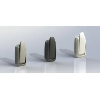 Nábytkové kování Sklopný věšák šedý, soft-close NF-47D-GR