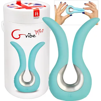 Vibrátor G-vibe Mini - USB silikonový vibrátor (mentolová)