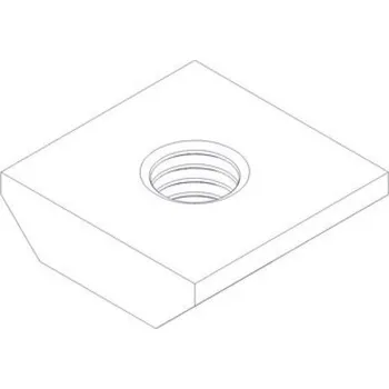 Matice Matice plochá - drážka I8 05.01071.00