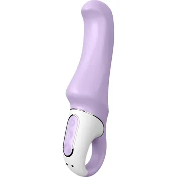 Vibrátor Satisfyer Charming Smile - vodotěsný, akumulátorový G-bod vibrátor (fialový)