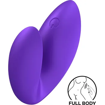 Vibrátor Satisfyer Love Riot - akumulátorový, vodotěsný prstový vibrátor (fialový)