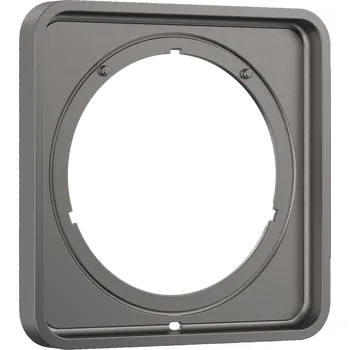 Vodovodní baterie Hansgrohe Krycí rozeta 5 mm, kartáčovaný černý chrom 13613340