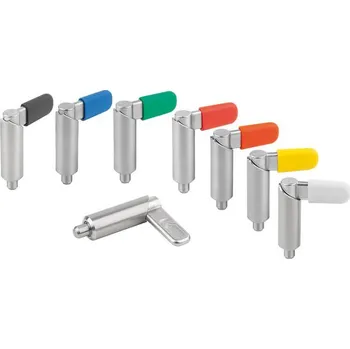 Aretační čepy ovládané páčkou nerezové bez nákružku, hladké 03099-10-109102016