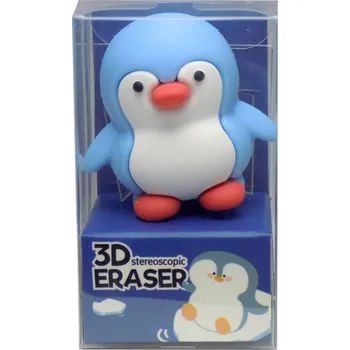 Ořezávátko Dětská guma tučňák, velikost 3 cm, 3 druhy