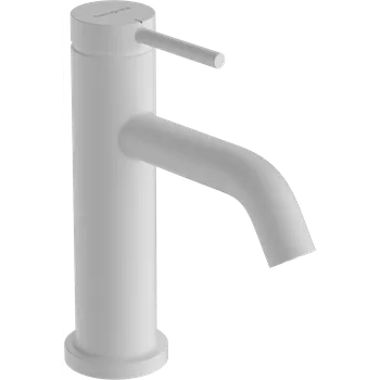 Hansgrohe Tecturis S stojánkový ventil 80 EcoSmart+ s páčkovou rukojetí pro studenou nebo předem nastavenou vodu bez odtokové soupravy, matná bílá 73313700