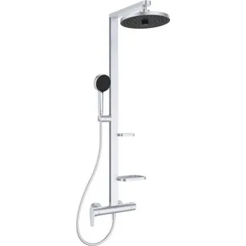 Sprchový set IDEAL STANDARD - ALU+ Sprchový set s baterií, průměr 26 cm, 2 proudy, stříbrná BD584SI