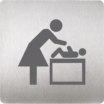 Informační tabulka Sanela - Piktogram - přebalovací místnost