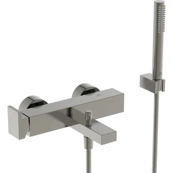 Ideal Standard Extra - Vanová baterie nástěnná se sprchovým setem, ušlechtilá ocel BD514GN