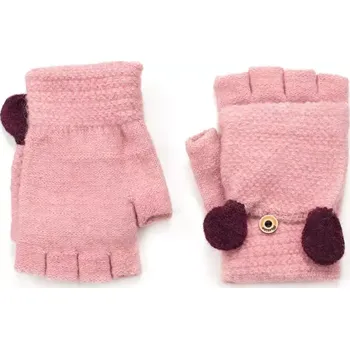 Rukavice Bezprstové rukavice s klapkou Liverpool Růžové