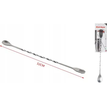 Příbor BAROVÁ BARMANSKÁ LŽÍCE NA MÍCHÁNÍ NÁPOJŮ 32 cm