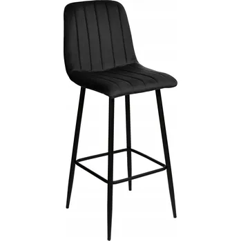 Barová židle Barová Židle eHokery černý 110 cm, látka