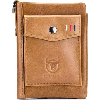 Peněženka Bullcaptain kožená peněženka Mencia Camel