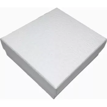 Dárková krabička Dárková krabička čtverec Bílá 9 x 9 cm