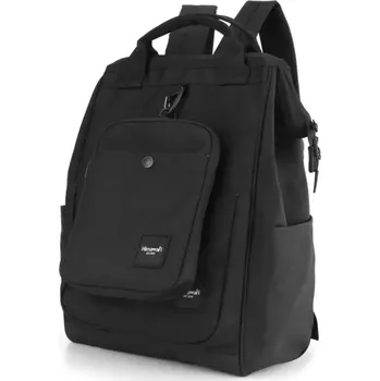 Městský batoh Himawari studentský batoh s taškou Baron Černý 18L