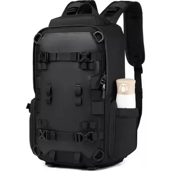 Městský batoh Ozuko sportovní turistický školní skate batoh Helmet Černý 13L