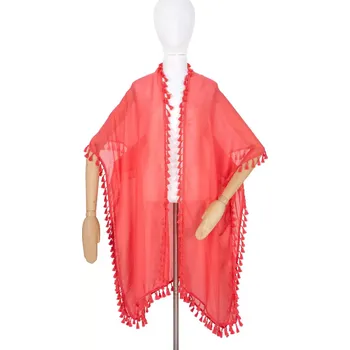 ArtOfPolo pončo na plavky Pareo Novara Malinová