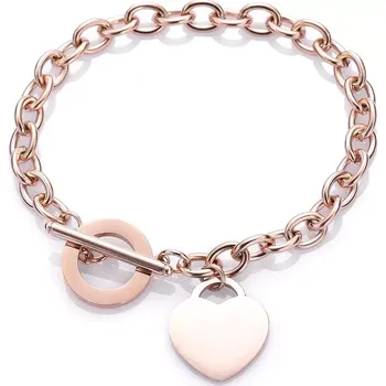 Náramek Impress Jewelry Srdíčko Emori Růžové