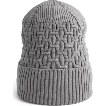 Čepice ArtOfPolo Pánská čepice Beanie se vzorem Šedá