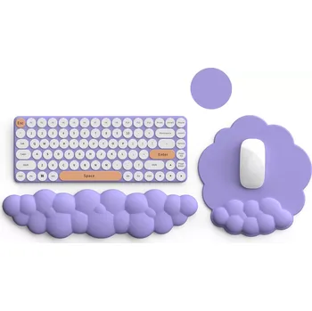 Podložka pod myš Huado ergonomický set podložka pod myš a zápěstí Fialový mráček