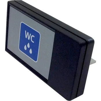 Klozet Emco System 2 - Splachovací a funkční tlačítko splachování a funkce WC, černá 358500000