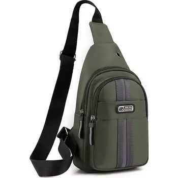 JING PIN batoh přes hruď Fashion sport Zelený 4L