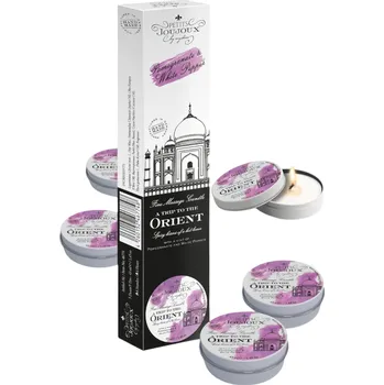 Masážní přípravek Petits Joujoux – masážní svíčka – granátové jablko &amp; bílý pepř (5x43 ml)