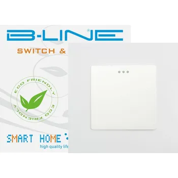 vypínač SCHODIŠŤOVÝ VYPÍNAČ JEDNOPÓLOVÝ BÍLÝ X1 B-LINE 1G2W DELUXE