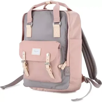 Městský batoh Himawari městký batoh Buttercup Dillon Růžovo-šedý 17L