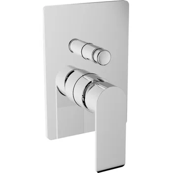 Vodovodní baterie Teorema XS - vanová baterie pod omítku, komplet, chrom 8X010