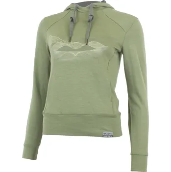 Dámská mikina WETIA dámská merino mikina - Zelená 6668 / L / Zelená