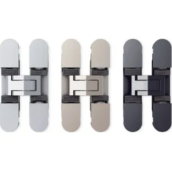 Nábytkové kování Nastavitelný skrytý skříňový pant pro bezfalcové dveře, nikl HES3D-70DN