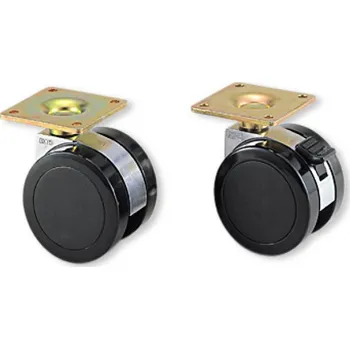 Nábytkové kování Dvojitá kolečka, bez brzdy GX75P