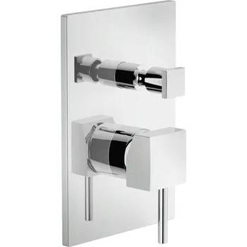 Vodovodní baterie Nobili Cube - Vanová baterie pod omítku - komplet, chrom 00500