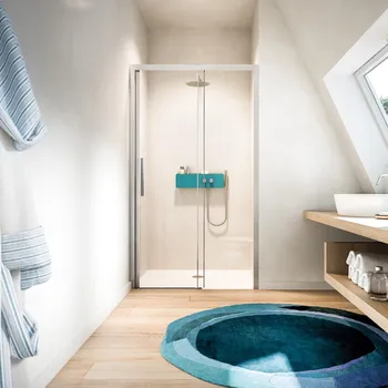 Sprchové dveře Glass 1989 Libera - Posuvné dveře do niky pravé, chrom/čiré sklo GLO0010T50R