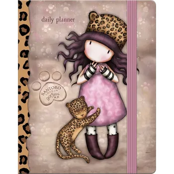 Blok Denní plánovač Santoro London - Purrrrrfect Love, 11,5 x 14,5 x 2 cm