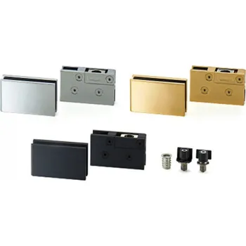 Nábytkové kování Pant skleněných dveří, černý GS-GH20-BL