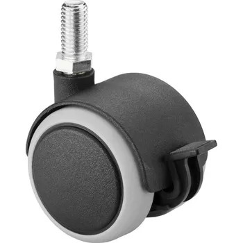 Kolečko Dvojité plastové kolečko s brzdou MI-F86.050.G10