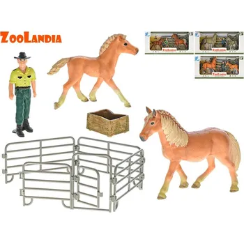 Zoolandia kůň s hříbětem a doplňky