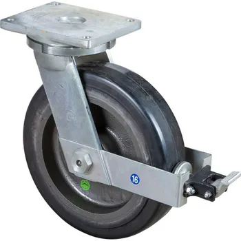 Kolečko Těžkotonážní kolečka - otočná s brzdou MI-RR120.B81.150