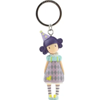 Nákupní taška Klíčenka Santoro London - Pierrot, 6.5 x 3 x 2.5cm