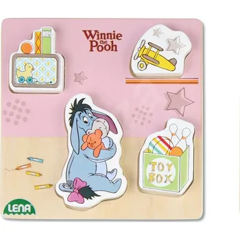 Dřevěné puzzle Winnie the Pooh, oslík