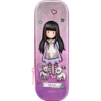 Penál Plechový penál na zip Santoro London - Tall Tails, 19 x 7 x 3cm