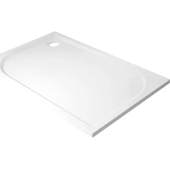 Sprchová vanička Vima 128 - Vanička s protiskluzem, litý mramor, 120x80cm