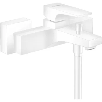 Vodovodní baterie Hansgrohe Metropol Vanová baterie na stěnu s plnou pákou, matná bílá 32540700