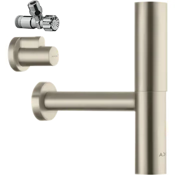 Sifon AXOR Designový sifon Flowstar, sada, kartáčovaný nikl 51304820