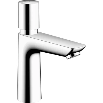 Vodovodní baterie Hansgrohe Talis E Umyvadlová baterie stojánkový ventil s automatickým uzavíráním pro studenou nebo předem nastavenou vodu, chrom 71719000